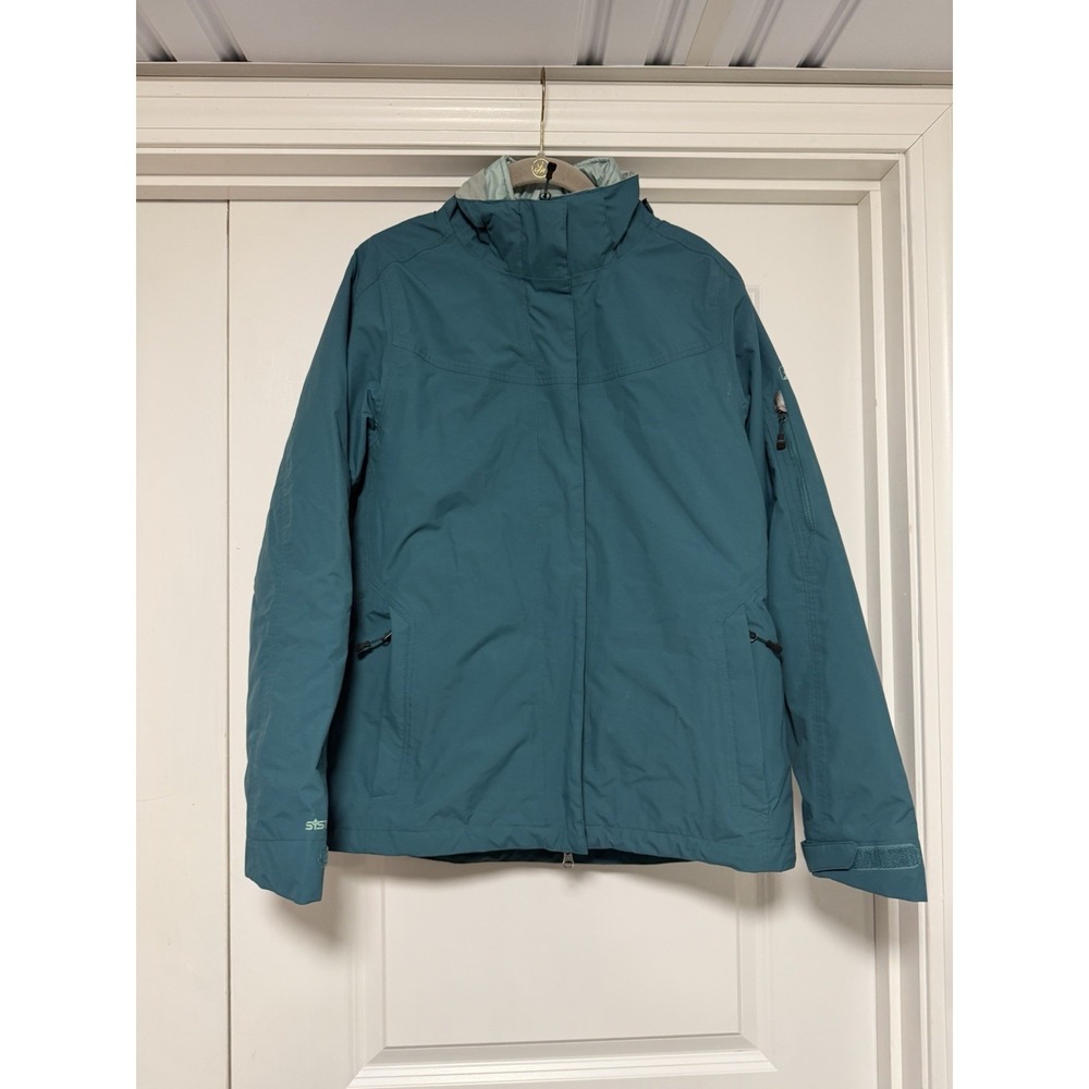 Eastern Mountain Sports, Women's 2 In 1 Teal Ski Jacket/Parka, Size Medium